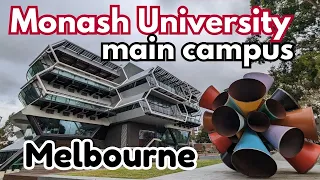 Monash University Campus tour | Main campus at Clayton | Monash Uni Melbourne campus