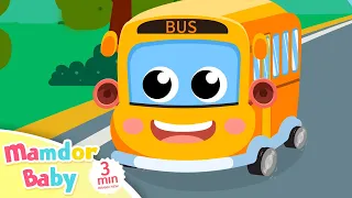 The Wheels on the Bus | English songs|Nursery Rhymes|Educational Songs |Cartoons |MamdorBaby❤️
