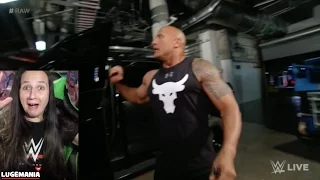 WWE Raw 1/25/16 The Rock Returns