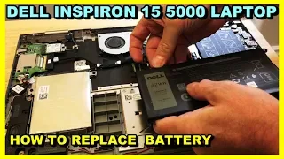 DELL INSPIRON 15 5000 SERIES LAPTOP. HOW TO REPLACE YOUR BATTERY & UNBOXING BATTERY