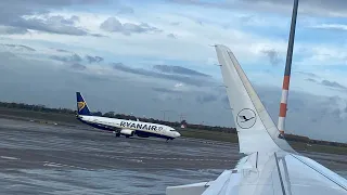 Landing Lufthansa A320 at Berlin Brandenburg Airport