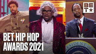 Funny Moments From Katt Williams, Mike Epps, Lil Duval, 85 South & More BET Hip Hop Awards Hosts