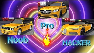 Noob VS PRO VS HACKER!!!(TAxi SIM)GAMEPLAY