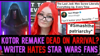 KOTOR Writer ATTACKS Men & Star Wars Fans | Will Personal Politics Be Pushed Into Remake?