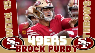 Brock Purdy All Plays WEEK 15 vs Seattle