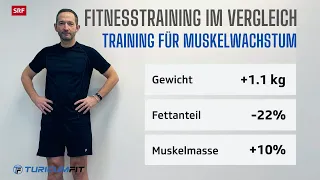 Fitnesstraining im Vergleich (CrossFit, EMS, Aurum) | Training für Muskelwachstum | SRF Einstein