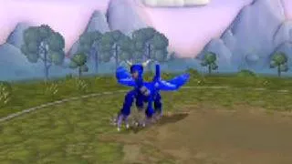 cool spore blue dragon