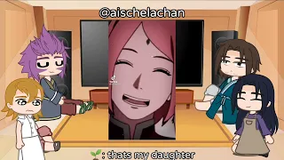 SasuSaku parents react to SasuSaku+Sarada [] tiktoks [] not original [] 🌸🍅🛐