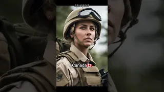 How do female soldiers look like in Ai?"Part3"#country #ai #midjourney #female #aiart
