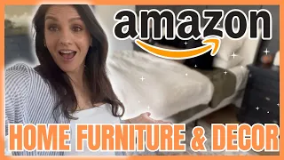 MY FULL AMAZON HOME FURNITURE/DECOR HAUL | All of my HIGHLY RATED Amazon Home FINDS
