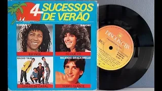 4 Sucessos de Verão - Coletânea Pop Nacional - (Compacto Completo - 1982) - Baú Musical