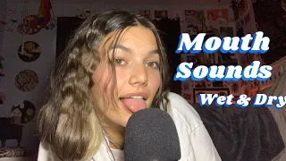 ASMR | Wet and Dry Mouth Sounds  (Fast and Aggressive) Chaotic and Tingly