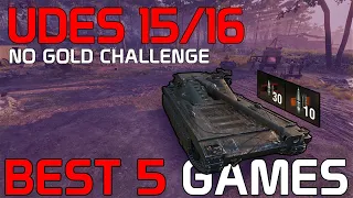 Udes 15/16 - No GOLD challenge Best of's | World of Tanks