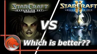 StarCraft 1 vs StarCraft 2