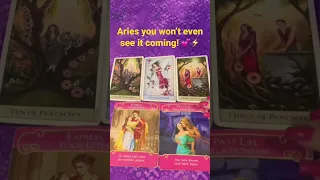 #Aries you won’t even ￼ see it coming! #tarot #love #horoscope #zodiac #soulmate #shorts