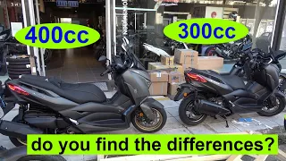 find the differences - XMAX 400 & XMAX 300