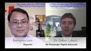 Interview Dr. Gabor Lukacs re Delta Air Lines Supreme Court case