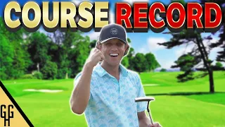 I BROKE the Course Record! | Lowest 18 holes of My Life