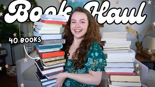 HUGE Book Haul ✨ romantasy, vampires, & sapphic girlies