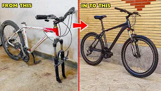 Epic Bicycle Restoration | How to turn our Junk bike into a Dream Mountain bike