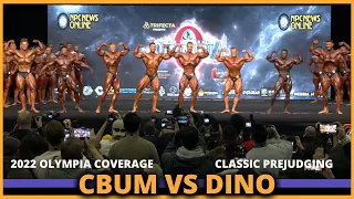 2022 Olympia Classic Physique Prejudging - Chris Bumstead Dominates First Callout Ramon Dino 2nd