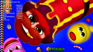 WORMSZONE.IO 🐍 GIANT PIRATE WORMS TOP 01 #613 | Epic Worms Zone Best Gameplay