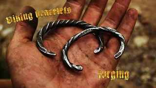 Ковка браслета викинга из старых шестигранников / Viking style bracelets from old hex keys