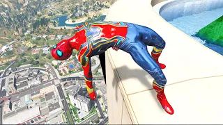 GTA 5 Spiderman Motorcycle FailsRagdolls Euphoria Ep32 Euphoria Physics, fails, jumps Euphoria Ep 32