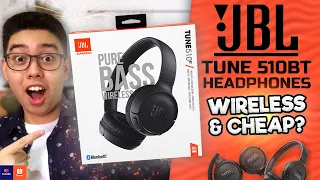 AFFORDABLE WIRELESS HEADPHONES!!! JBL Tune 510BT Wireless Headphones - UNBOXING & FULL REVIEW