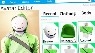 MAKING MINECRAFT DREAM a ROBLOX ACCOUNT