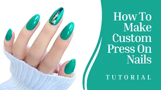 How To Make Your Own Custom Press On Nails For $3 At Home 😱 + Tips for FLAWLESS at home nails!