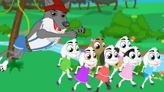 Le Loup et les 7 Chevreaux  - dessin animé en français - Conte pour enfants avec les P'tits z'Amis