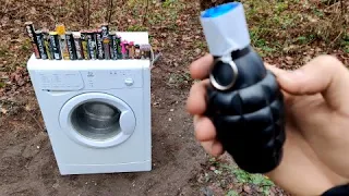 💥 BIG FIRECRACKERS vs WASHING MACHINE 💥 part #2