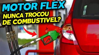 MOTOR FLEX - SÓ USEI UM COMBUSTIVEL POSSO TROCAR AGORA?