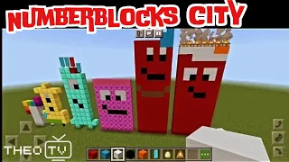 numberblocks Minecraft - city