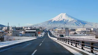 4K Scenic Drive | Central Tokyo to Mt. Fuji (Fujiyoshida City & Narusawa Village)