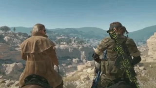 Metal Gear Solid V Afghanistan is a big place cutscene as MGS3 Snake with bandana 60FPS