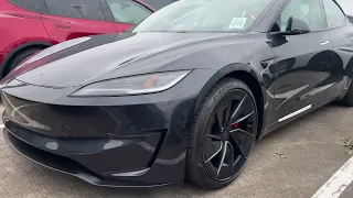 2024 Tesla Model 3 Performance Arrives In Houston.. Impressive!!