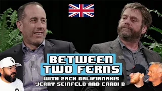 Between Two Ferns - Jerry Seinfeld & Cardi B REACTION!! | OFFICE BLOKES REACT!!