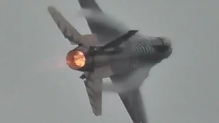 F-16 "SOLOTÜRK" AWESOME DEMO WITH INCREDIBLE CORKSCREW PASS! TURKISH AIR FORCE, TÜRK HAVA KUVVETLERI