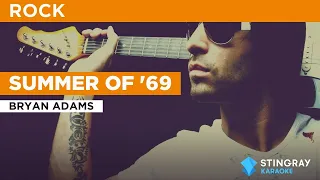 Summer Of '69 : Bryan Adams | Karaoke with Lyrics (with lead vocal)