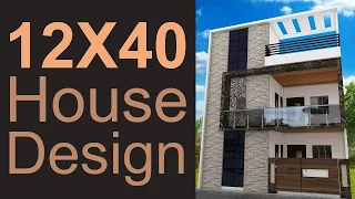 20X40 House plane with 3d elevation by nikshail