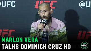 Marlon Vera: "I think the way Dominick Cruz fights is very low level"; Talks KO win