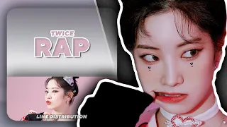 TWICE — Rap Distribution (Until Scientist)