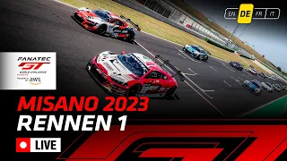LIVE | Rennen 1 | Misano | Fanatec GT World Challenge Europe 2023 Powered by AWS (German)