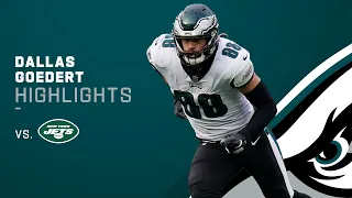 Every Dallas Goedert Catch in 2-TD Game vs. Jets | NFL 2021 Highlights