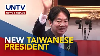 Bagong Pangulo ng Taiwan, nanawagan sa China sa kanyang inagurasyon