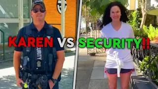 Karen VS Angry Security Guards Compilation! Karen Gets Owned Most Funny Moments