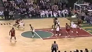 Michael Jordan 45pts vs Sonics (1997) *Half-Court Shot *George Karl Game