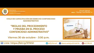 REGLAS DEL PROCEDIMIENTO Y PRUEBA EN EL PROCESO CONTENCIOSO ADMINISTRATIVO